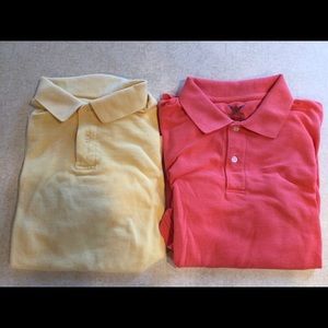2 Faded Glory polo shirts large